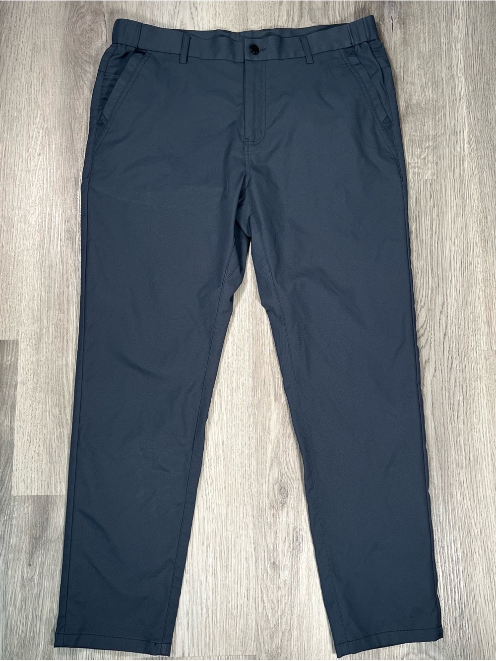 Jack Archer Mens Pants Size 34x28 Actual Deep Blue Jetsetter Chino Stretch Golf